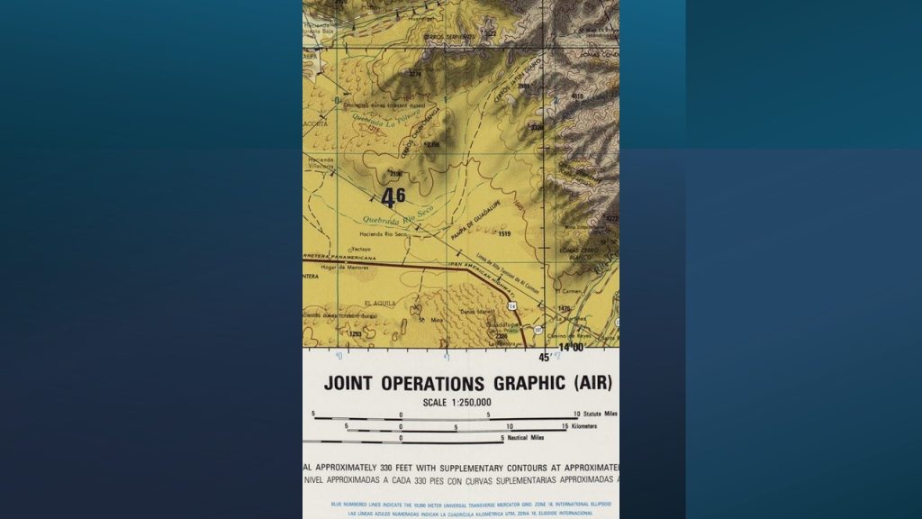 JOG Carta VFR Navegación Visual 1:250000